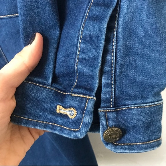 RESERVED Women’s Blue Utility Denim Shirtdress Mini Size 38 (M) - Picture 10 of 11